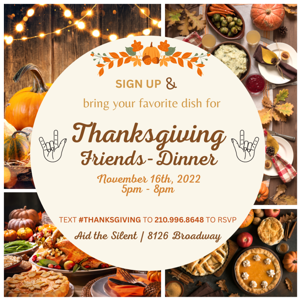 SAVE THE DATE!! We are having our Annual Thanksgiving Dinner on Monday,  November 8th starting at 6pm. Bring your friends, you don't have to…